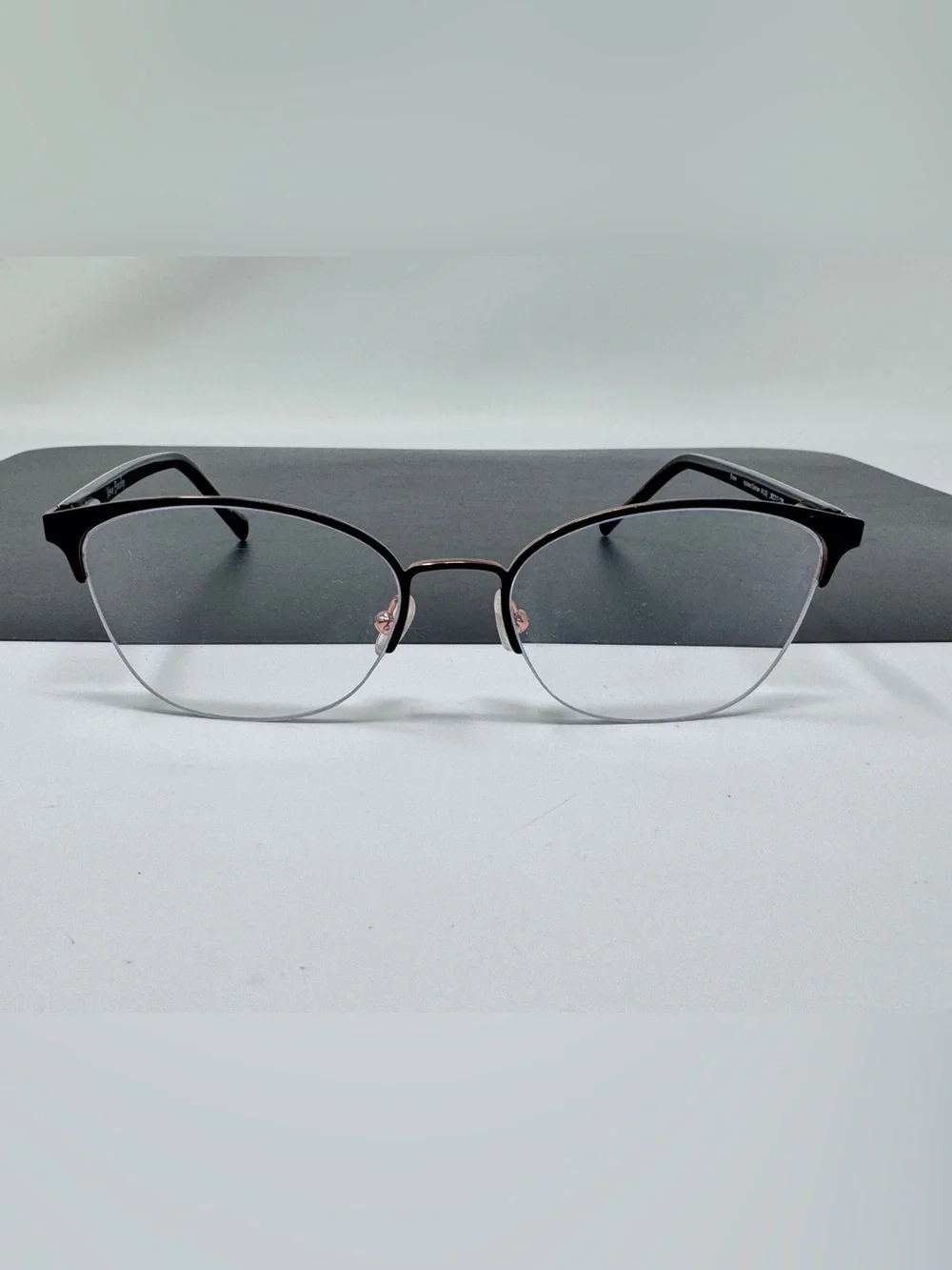 Vera Bradley Eyeglasses Frames Eileen Holland Garden HLG Black rose Gold 52-17